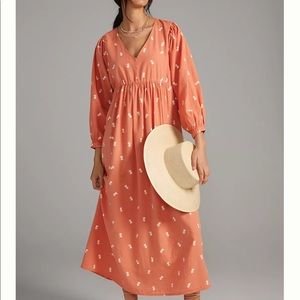 Anthropologie x Bobo Choses Long Sleeve Organic Cotton Maxi Dress